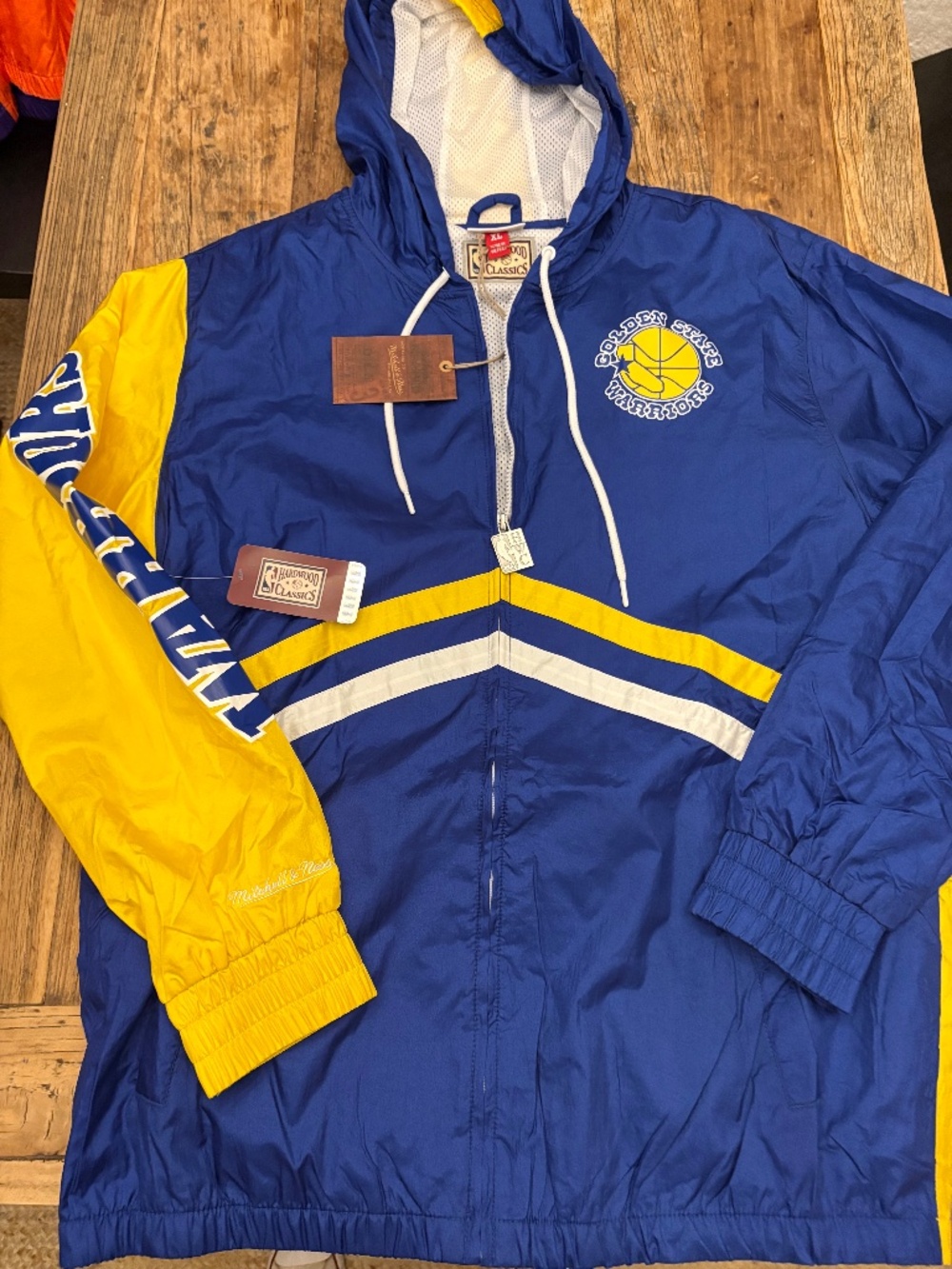 Mitchell and Ness Undeniable Golden State Warriors Windbreaker XL